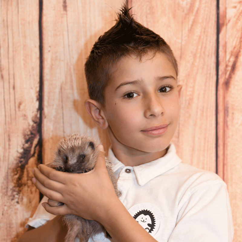 À 9 ans, Thomas est un grand défenseur des animaux.