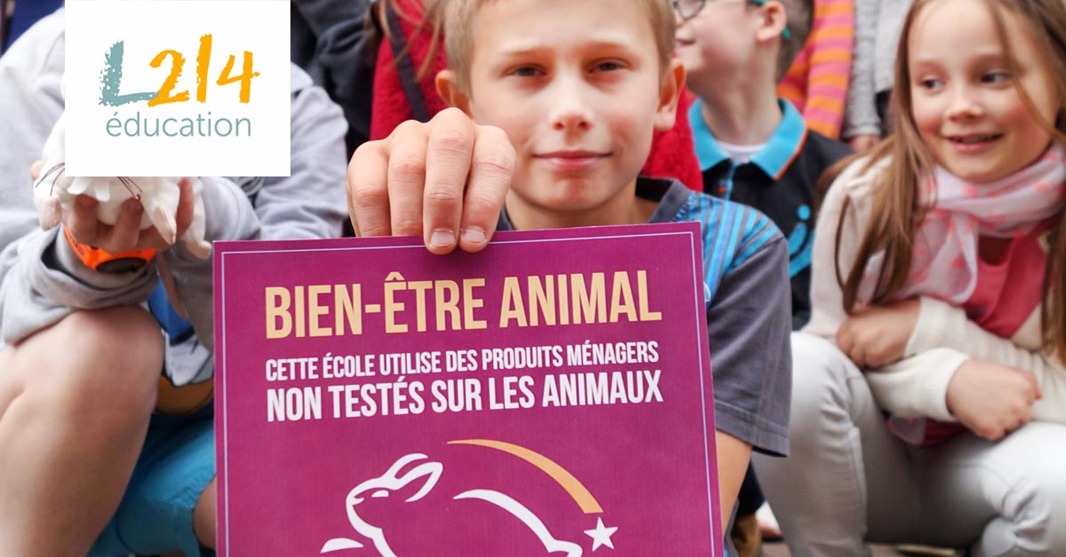 Une école s'engage pour les animaux de laboratoire !