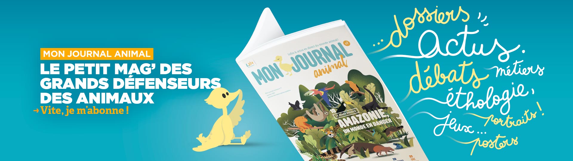 Mon journal animal abonnement