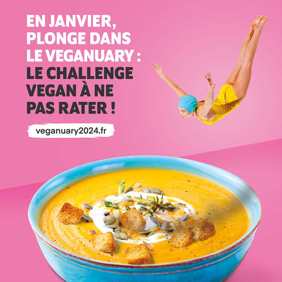 Veganuary, le challenge de l'alimentation vegetale par L214