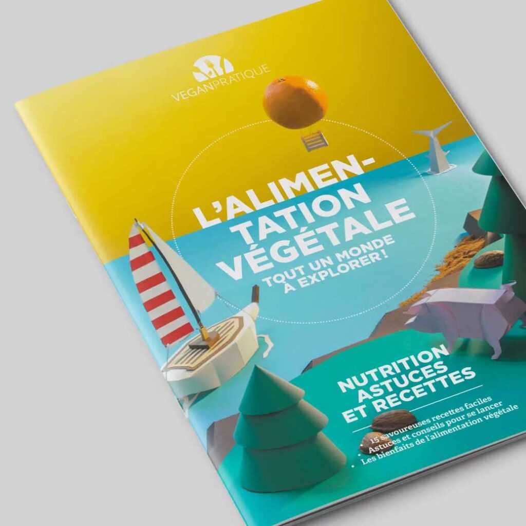 Brochure L214 - L'alimentation végétale, tout un monde à explorer