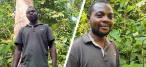 Photos du botaniste Zéphirin dans la forêt