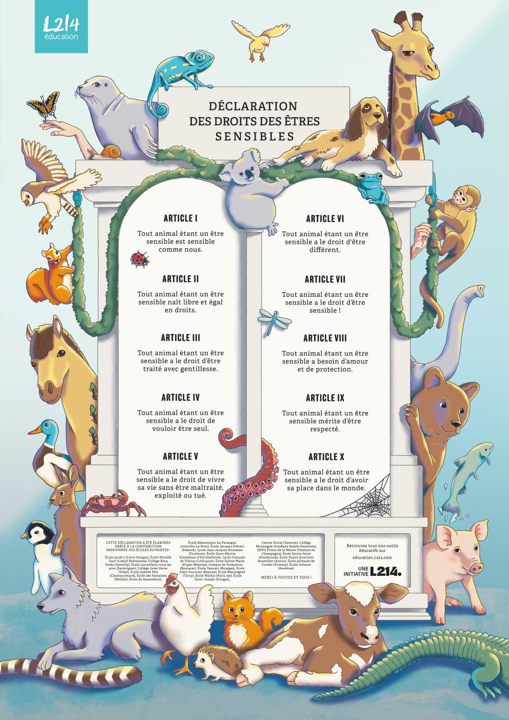 Déclaration des droits des animaux sensibles